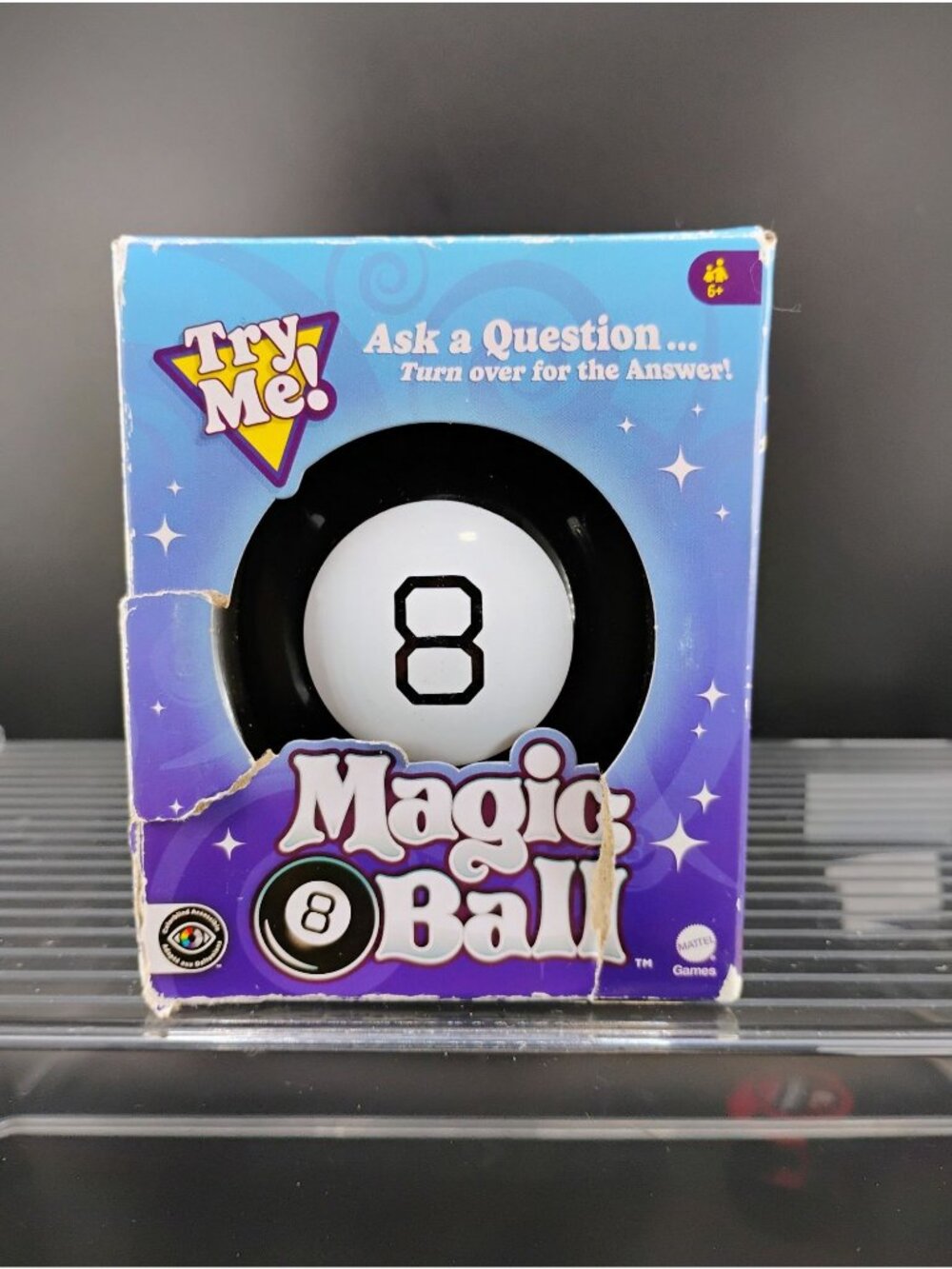 Magic 8 Ball Mattel Games In Original Box For Ages 6+